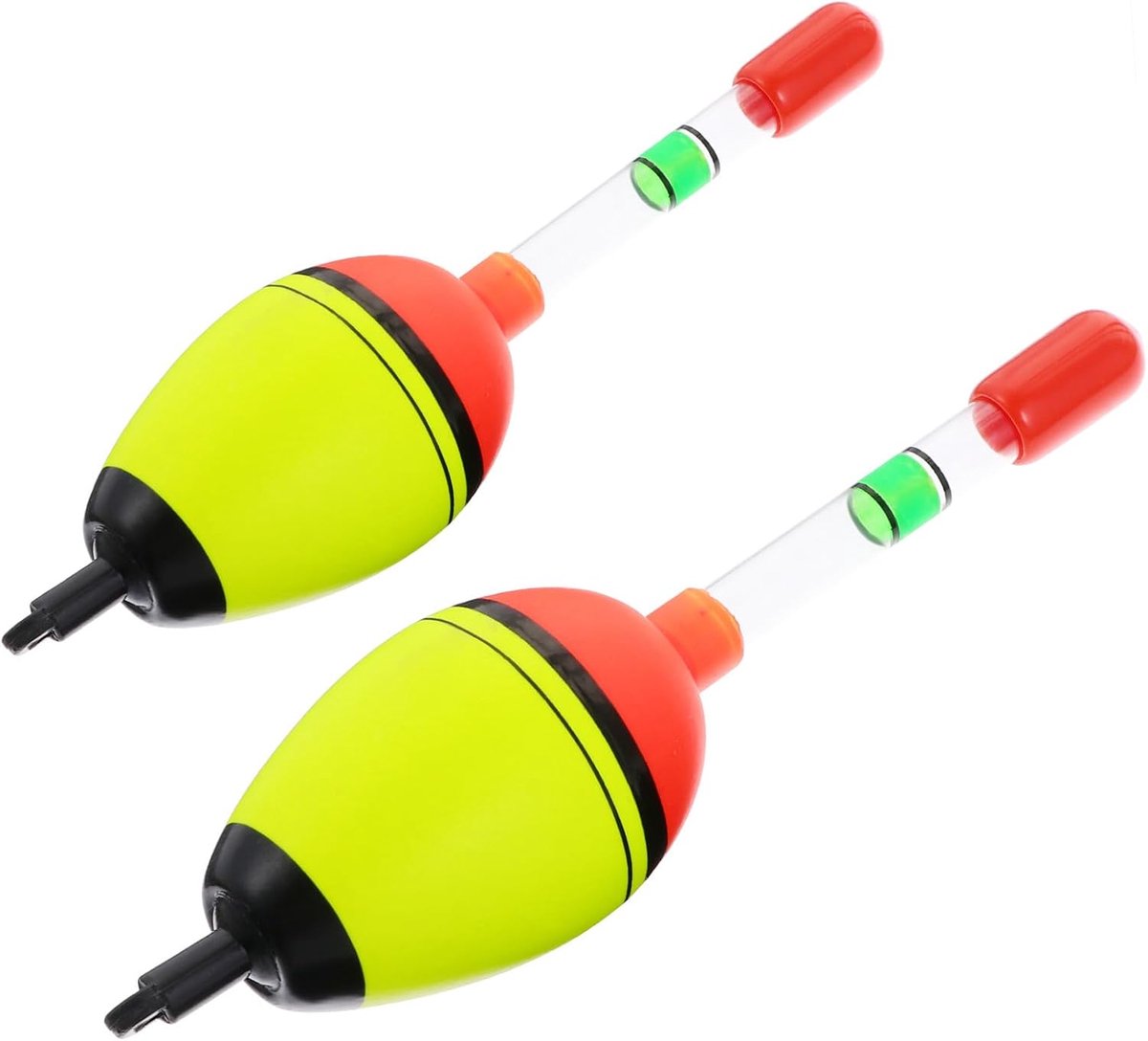 2 Stks Boei Vissen Kit Bobbers Voor Vissen Floas Vissen Leveringen Vissen Kits Plastic Boei Vissen Dobber Visaas Ovale Tool Drijvers Lente Eva Forel Drijft Drift