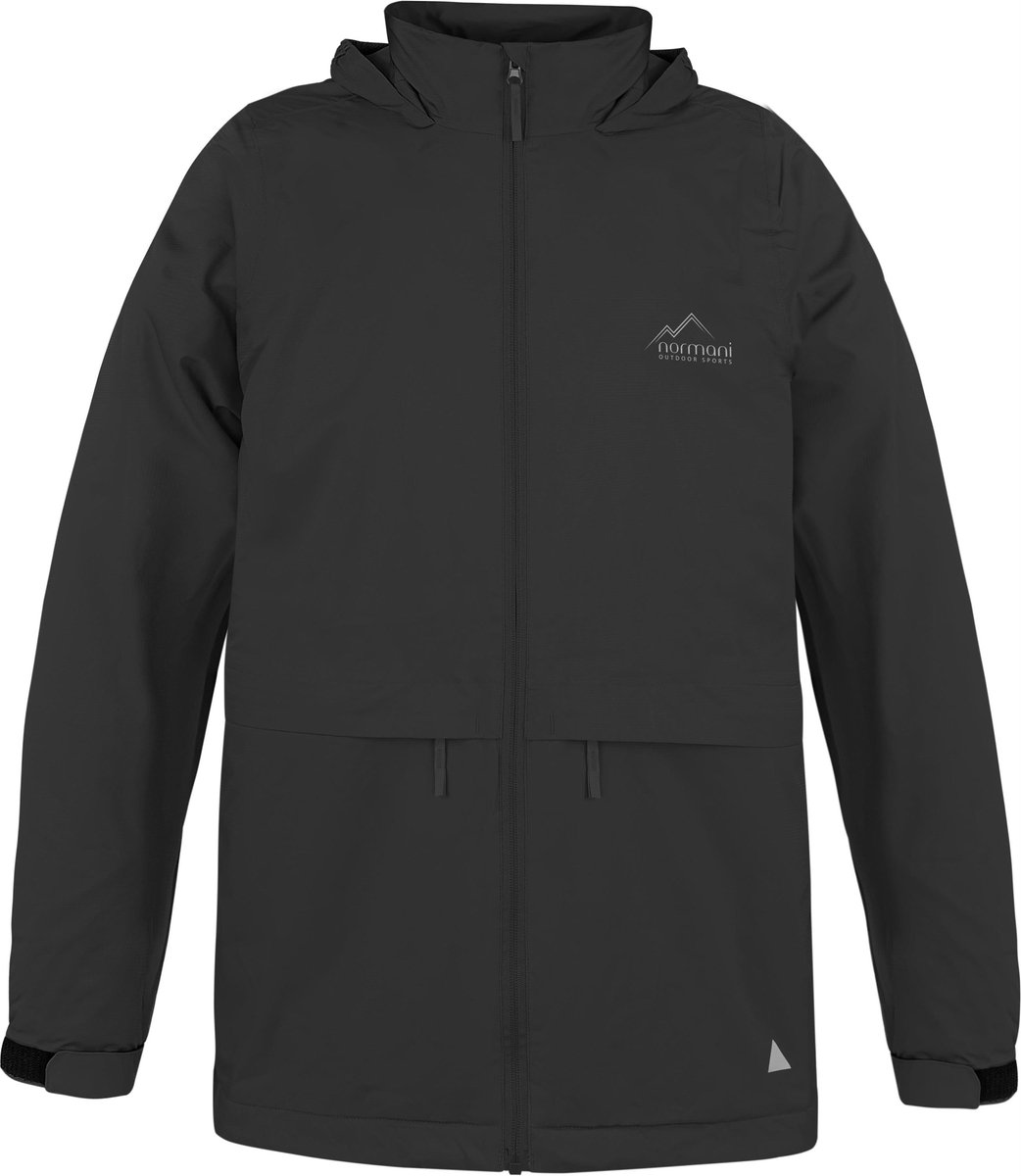 Kinderregenjas met fleecevoering „Taunton“ Zwart