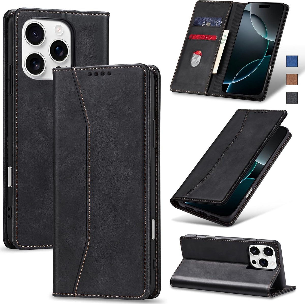 Hoesje voor iPhone 16 Pro,Zwart