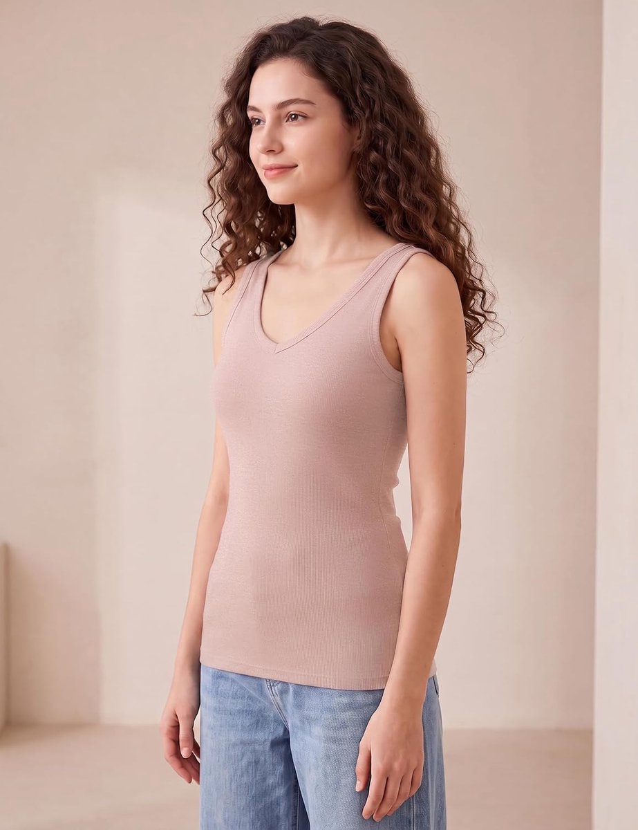Thermal Vest V Neck Sleeveless Base Layer