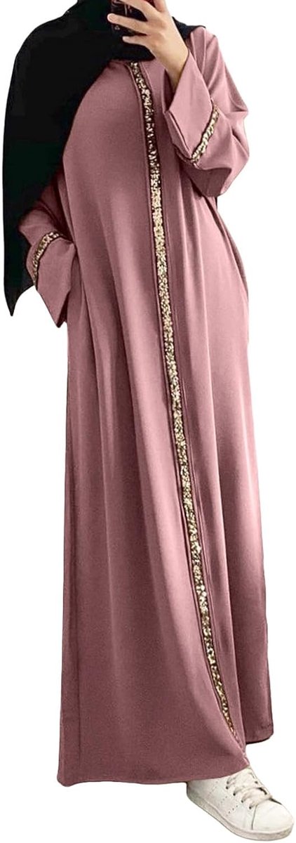 Abaya Abaya moslim kleding jurk islamitische kaftan maxi-jurk Dubai vloerlengte ondoorzichtig gebed oosterse A3