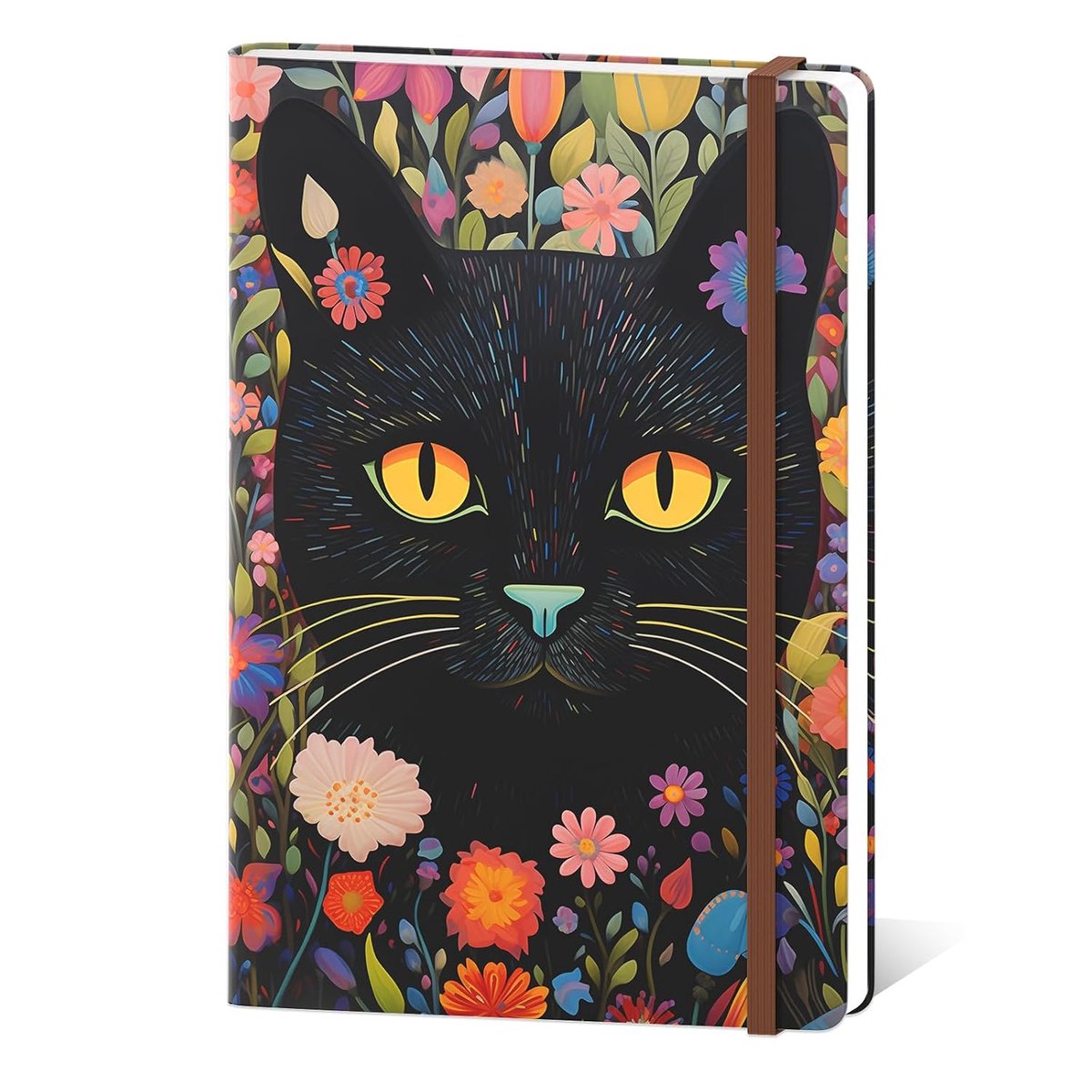 Notitieboek met lijntjes, hardcover notitieboek voor vrouwen, 160 pagina’s dik papier, middelgroot (14,5 x 21,3 cm), A5-tekenboek voor schrijven, notities, werk, school