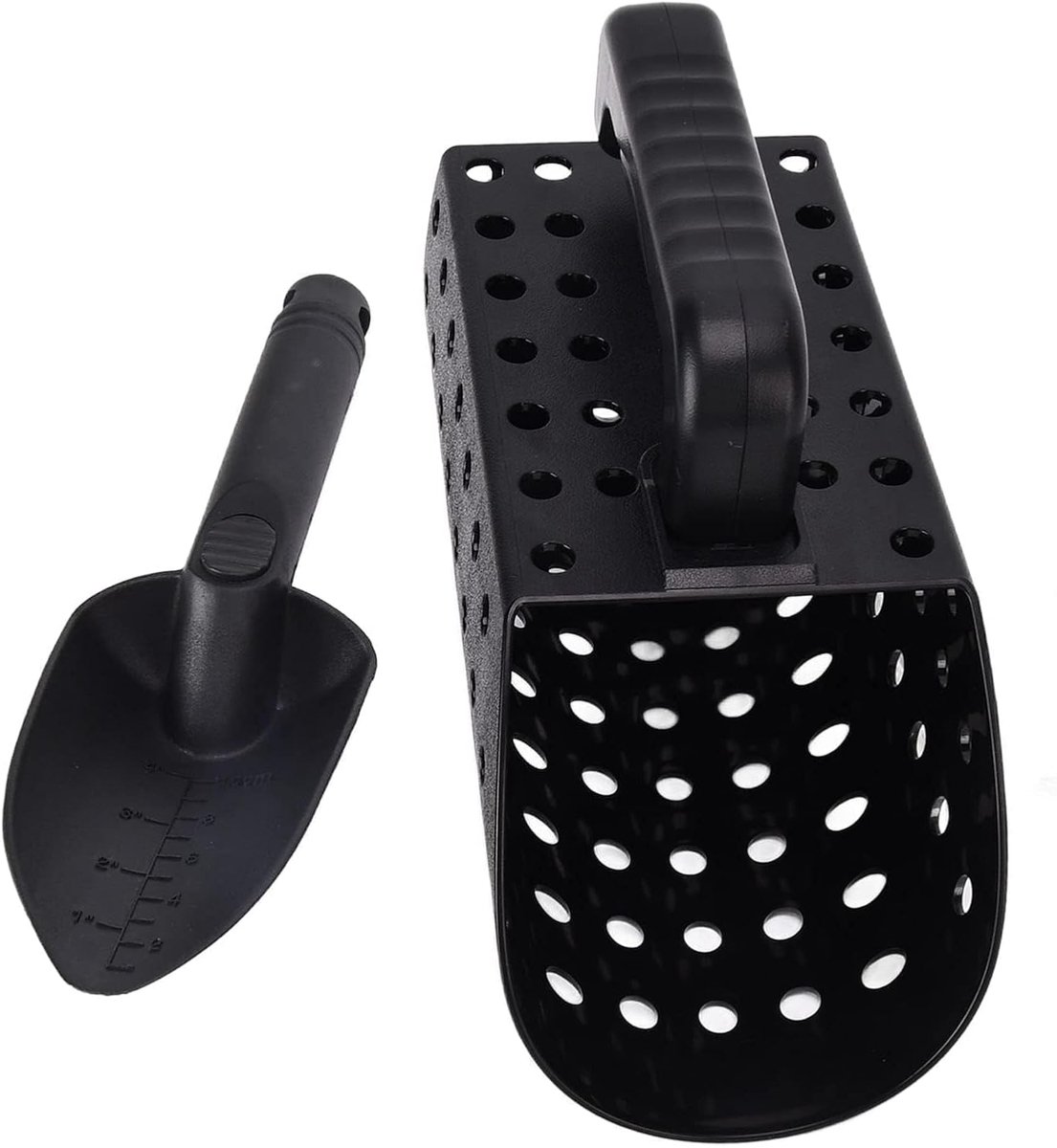 Metalen Detector Accessoires, Zand Scoop voor Metaaldetectie en Metaaldetector Schop, Metaaldetector Schop ABS Multi Purpose Zandzeef Haai Tandzeef voor Kids Volwassenen