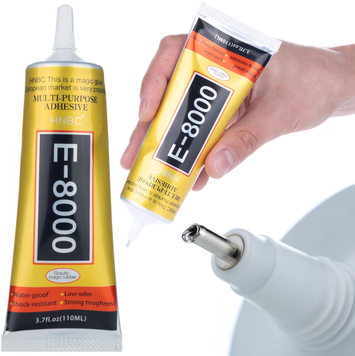 Universele lijm 110 ml - halfdoorzichtig - sneldrogend - flexibele verbinding - ShopVlot