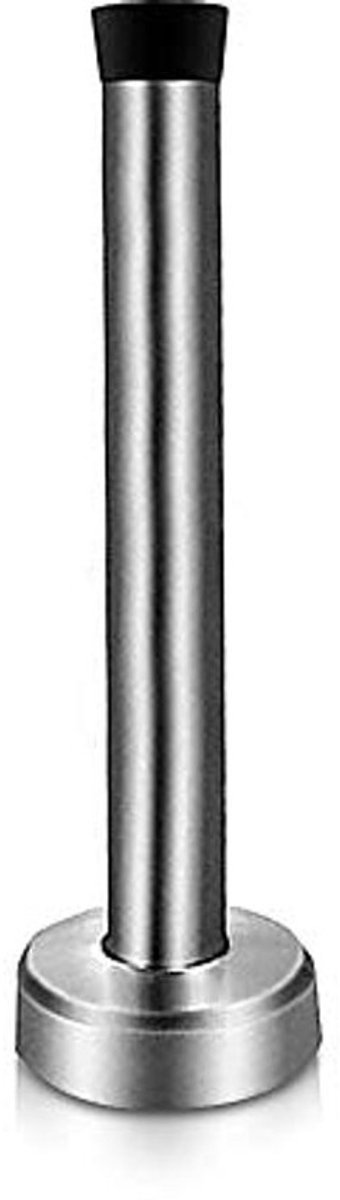 Lange deurstop 8 inch – Heavy Duty RVS deurstop voor muurbevestiging met rubberen bumper