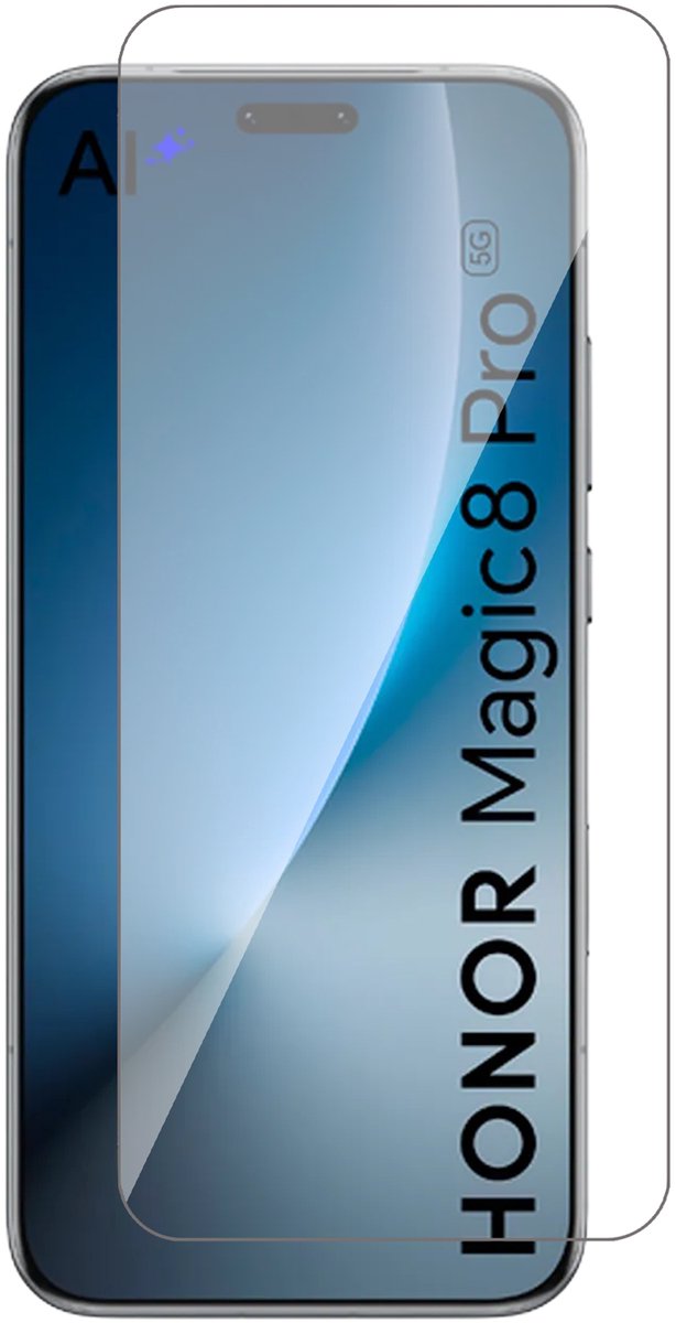 Screenprotector geschikt voor Honor Magic 8 Pro – UltraClear Gehard Glas – Case Friendly – 9H Krasbestendig