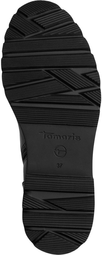 Zwarte Tamaris laarszool met profiel en maat 37.