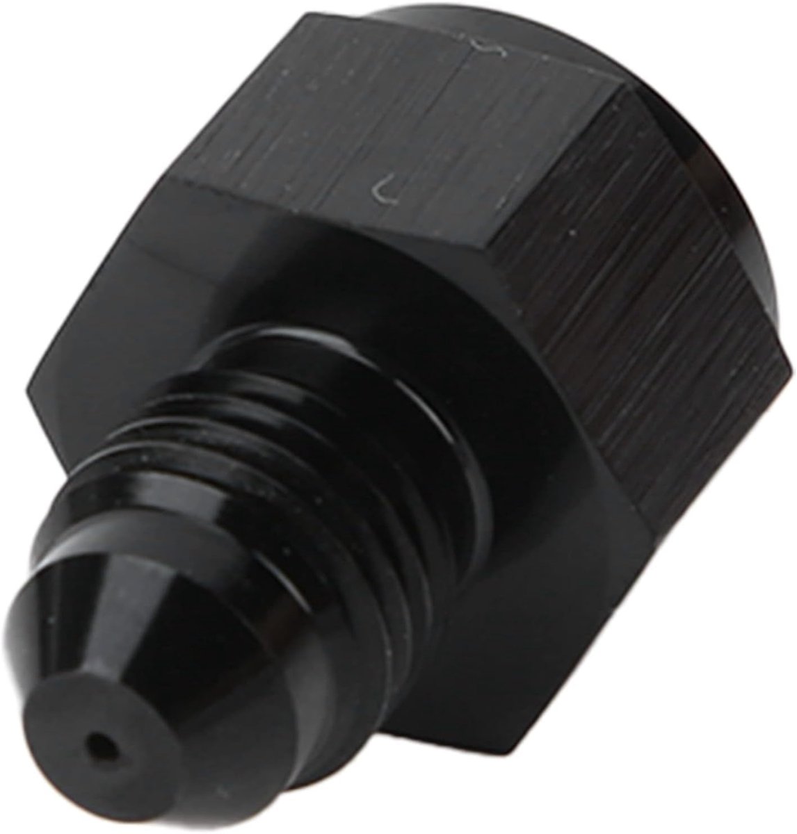 Universele Oliebegrenzer Oliedruksensor Adapterfitting -4an Vrouwelijk Naar Mannelijk Mild Koolstofstaal Adapter Voor Turbo's Zwart