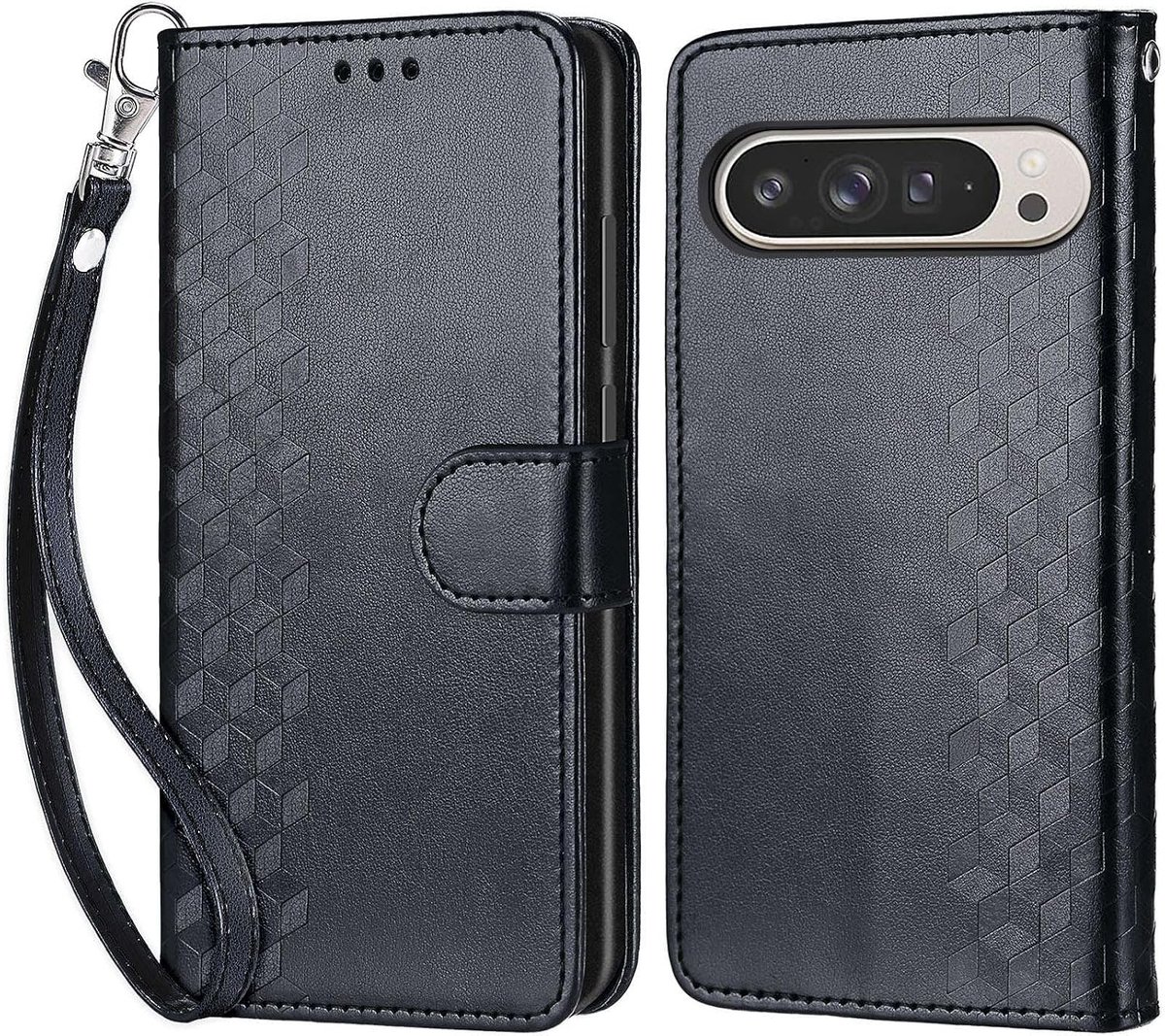 Telefoonhoesje voor Google Pixel 9 Pro XL, zwart