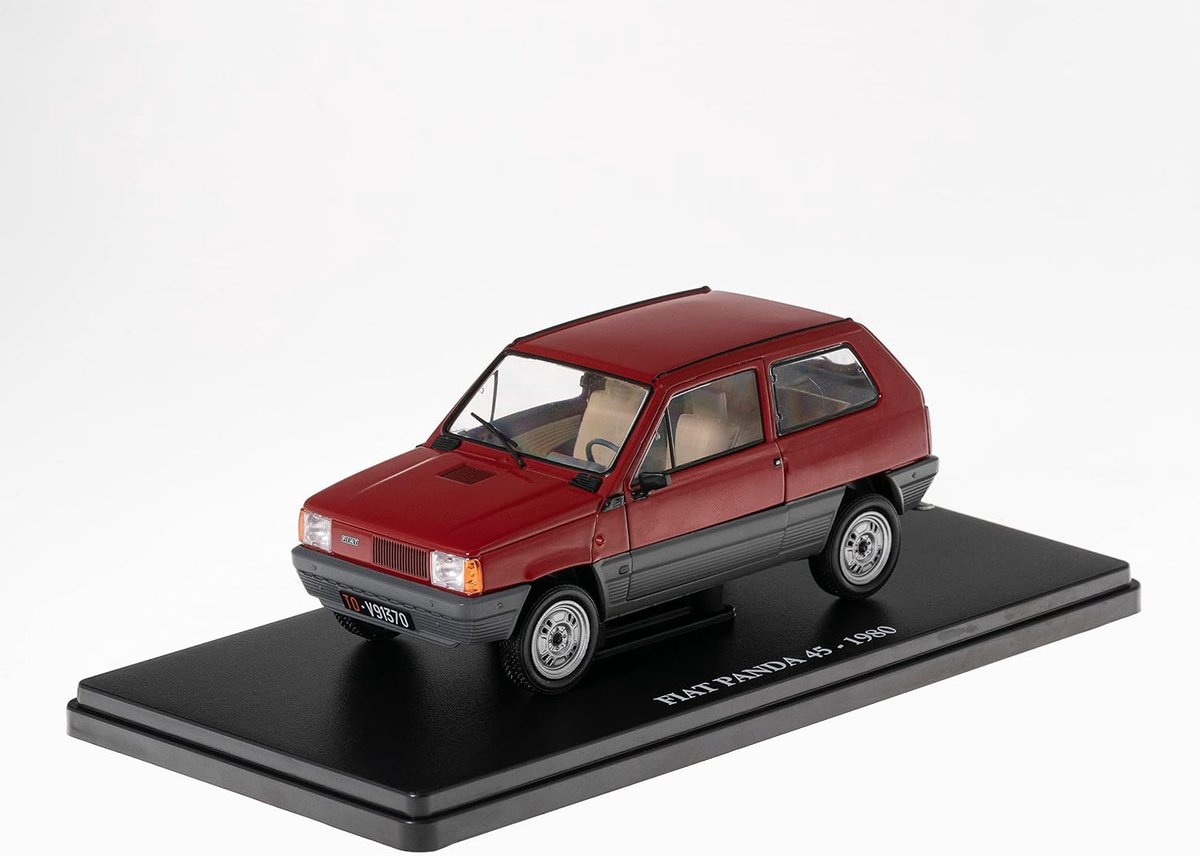 - Verzamelbare miniatuurauto 1/24 compatibel met FIAT PANDA 45-1980 - VC003