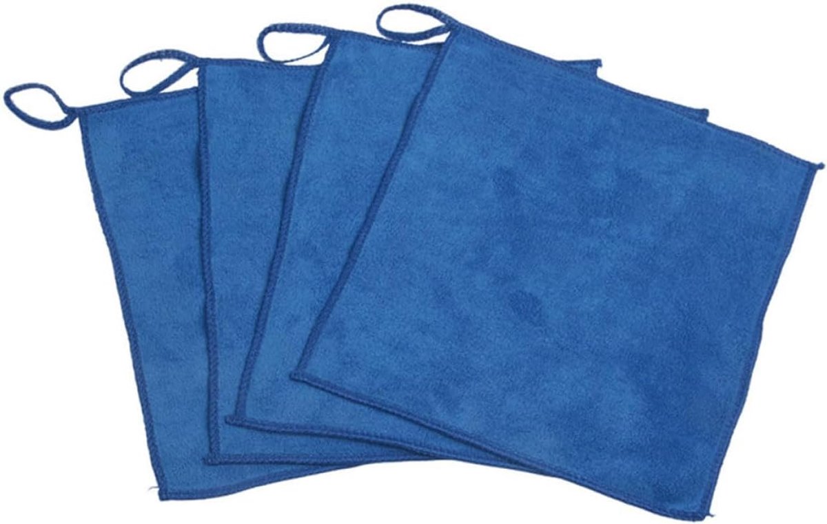 4 stuks katoenen poetsdoeken voor aquarelschilderen, met hoog absorptievermogen en vormvast voor het reinigen van paletten bij kunstschilderen