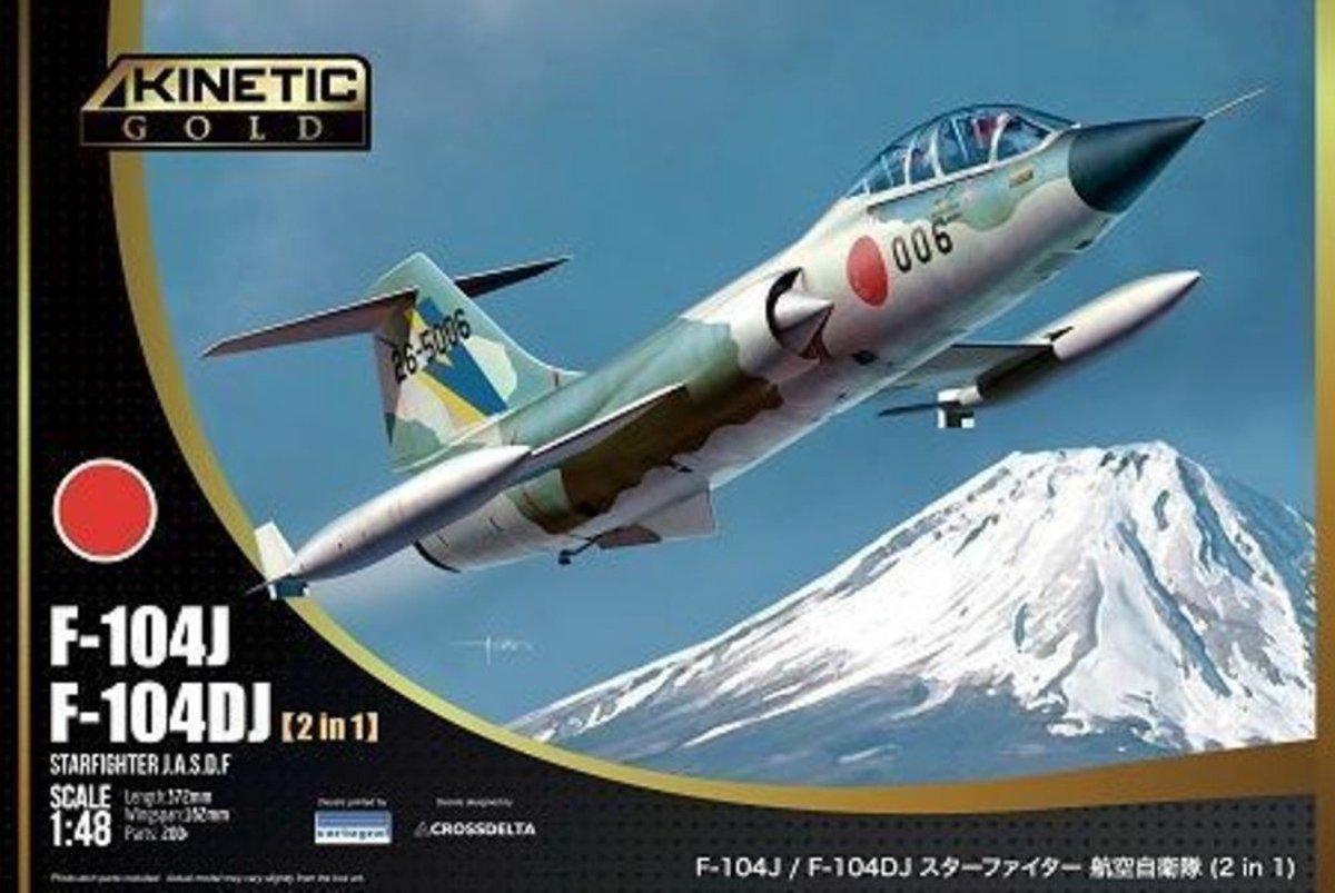 Kinetic 48092 F-104J/F-104DJ Starfighter JASDF Bouwpakket – 1:48