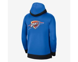 Nike Oklahoma City Thunder Showtime Therma Flex NBA Hoodie - Hoodie - Maat S - Signal Blue/Zwart/Wit / Blauw Zwart Wit - NBA - Basketbal - Heren Hoodie voor Mannen