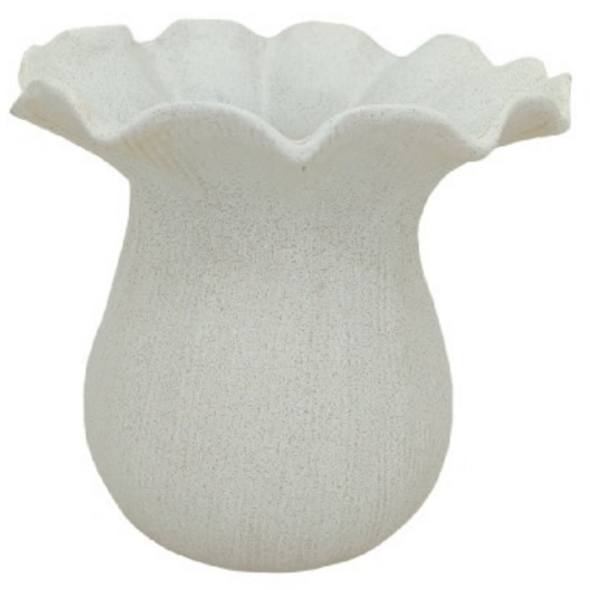 Light & Living Vaas ZENORA - Wit - 21x21x19 cm