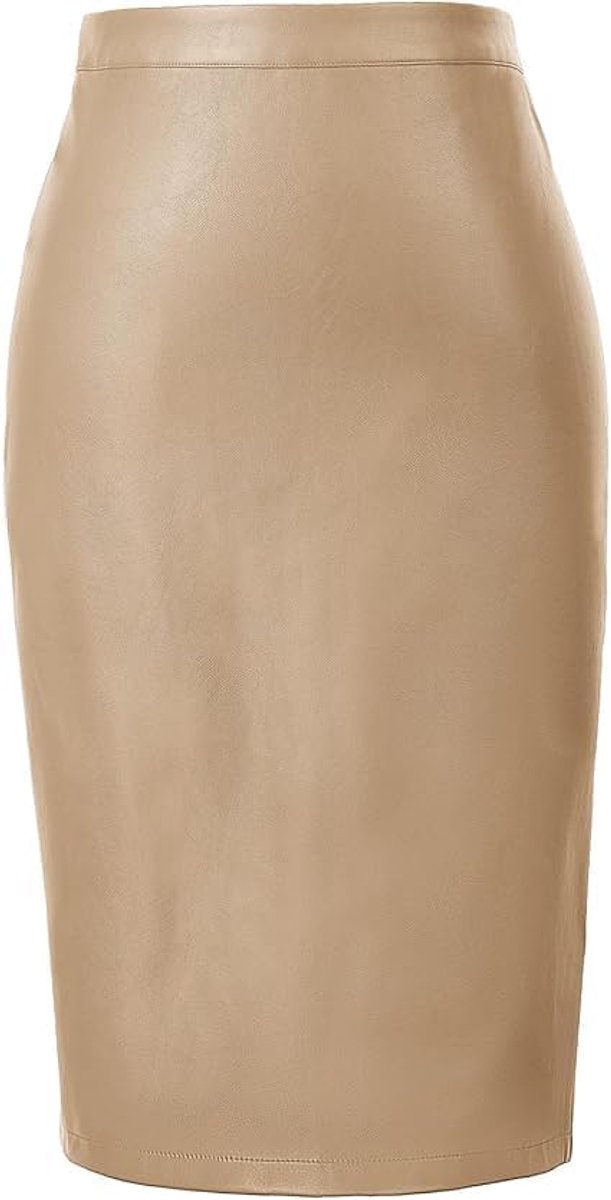 Rokken vintage hoge taille knielengte bodycon rokken kantoor werk geklede kokerrok