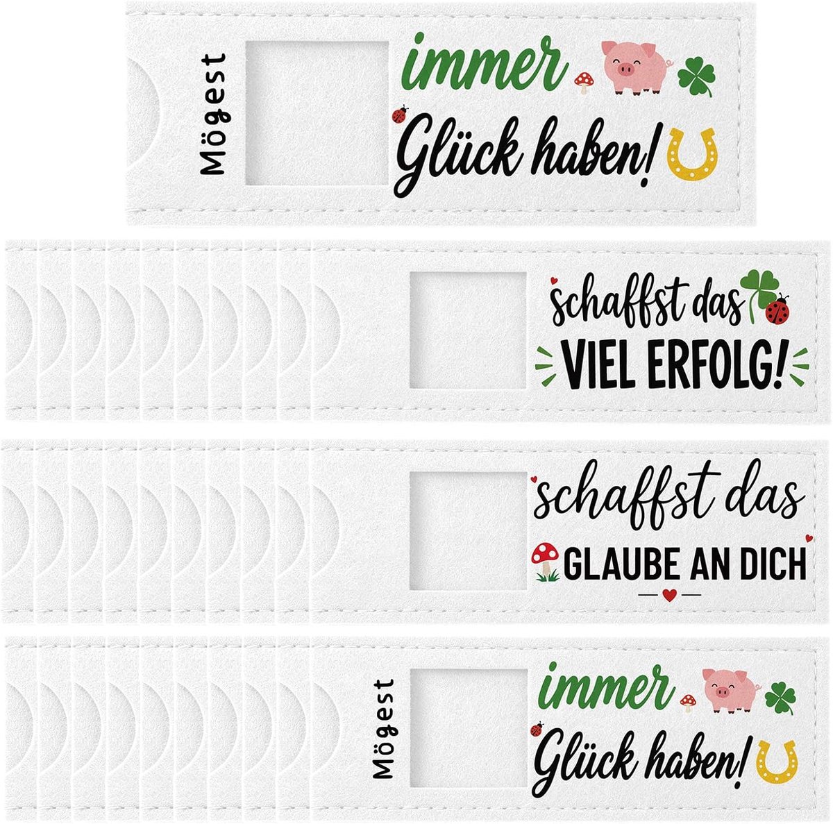 Chocoladehoes - geluksbrenger & moedmacher cadeau, 30 stuks