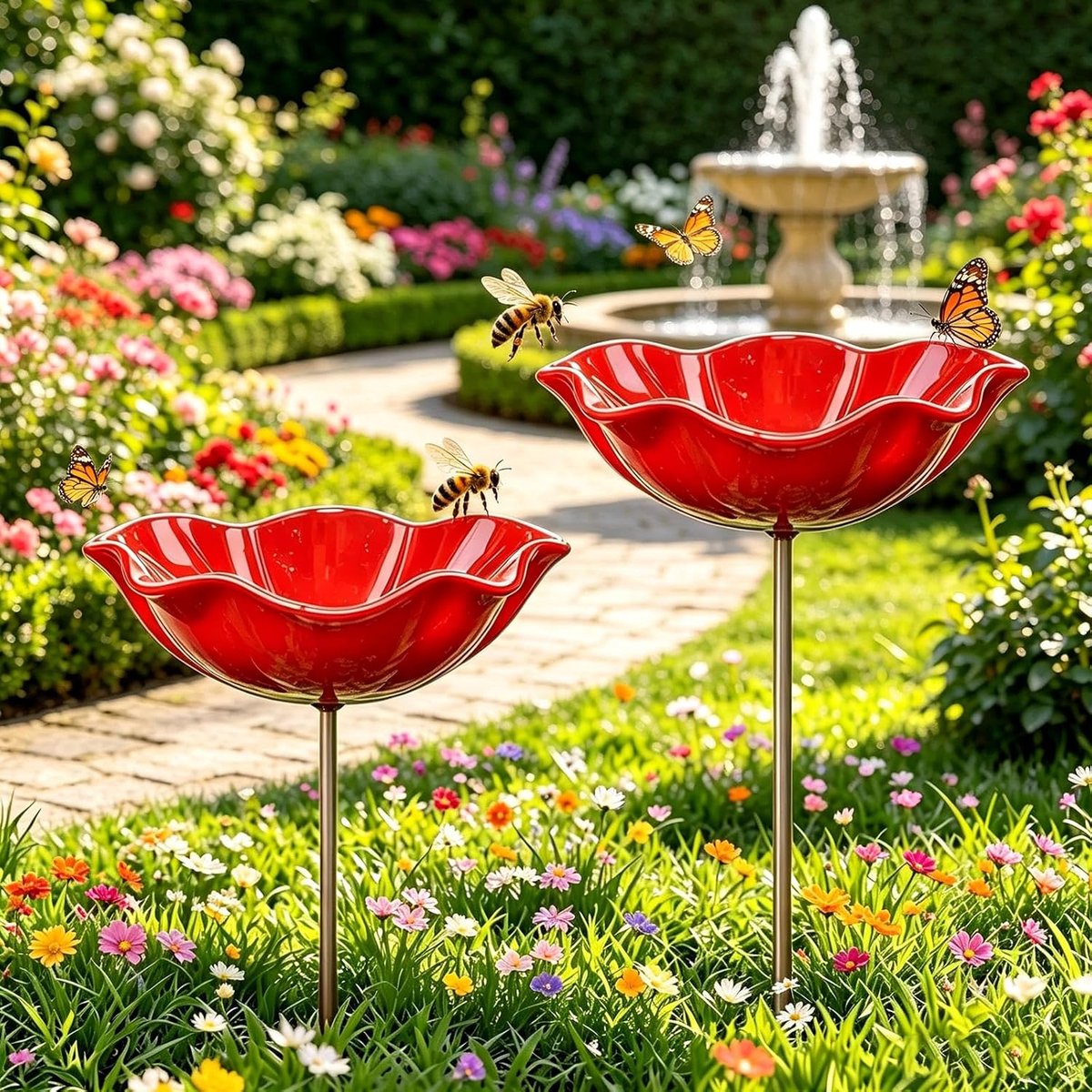 Bijen water geven (D)