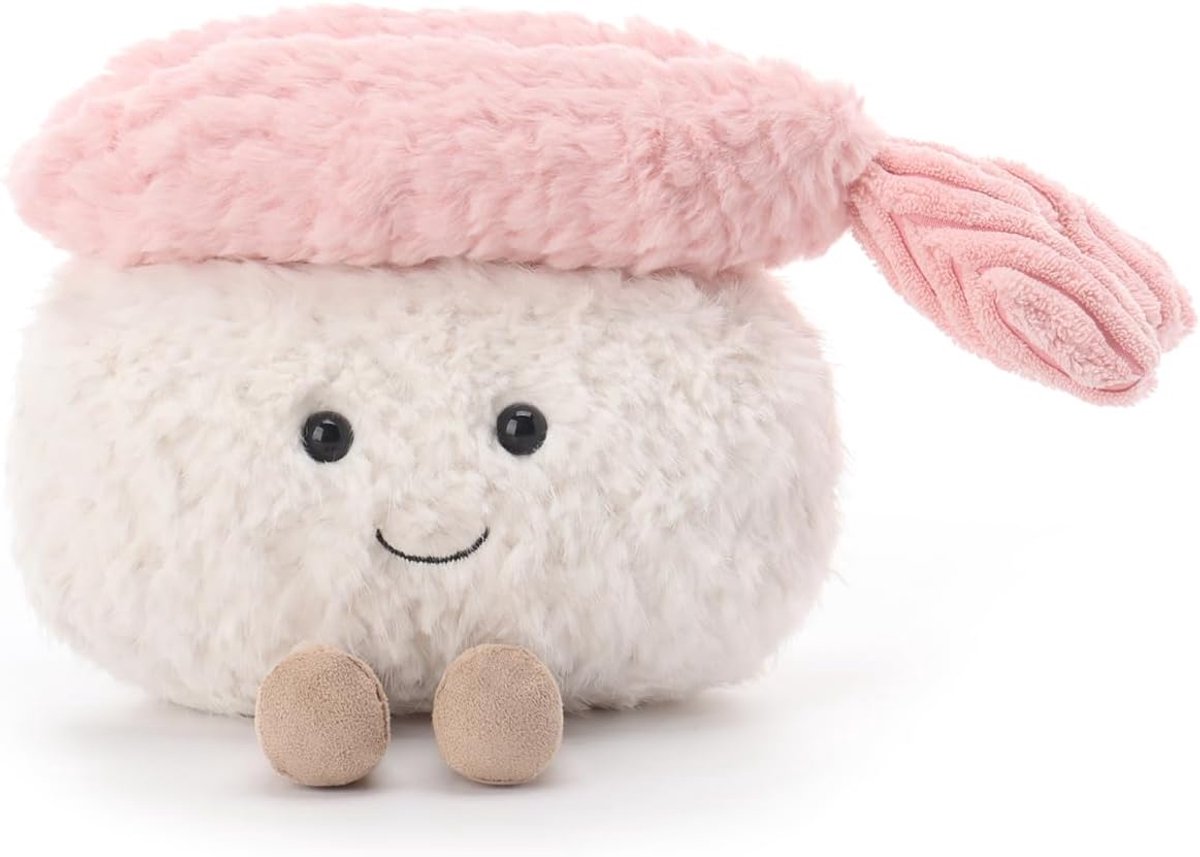 Lamb Garnalen Sushi eten pluche dier knuffeldier knuffeldier 16 cm