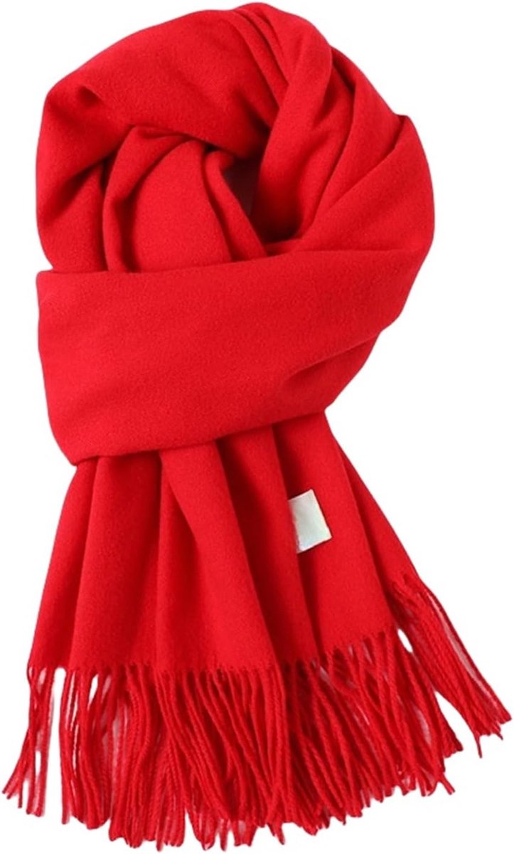 Shawl wraps Scarf Women Simple Solid Color Tassel Shawl Autumn And Winter Warm Imitation Cashmere Scarf