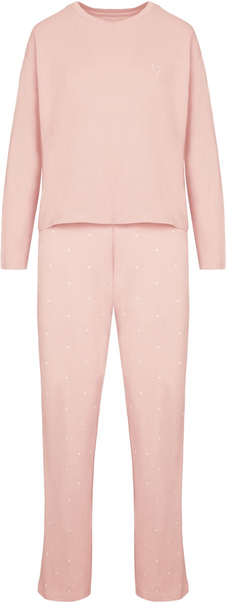 Hunkemöller Pyjamaset Cotton Jersey Roze