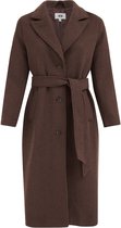 WE Fashion Dames jas van wolmix - Curve