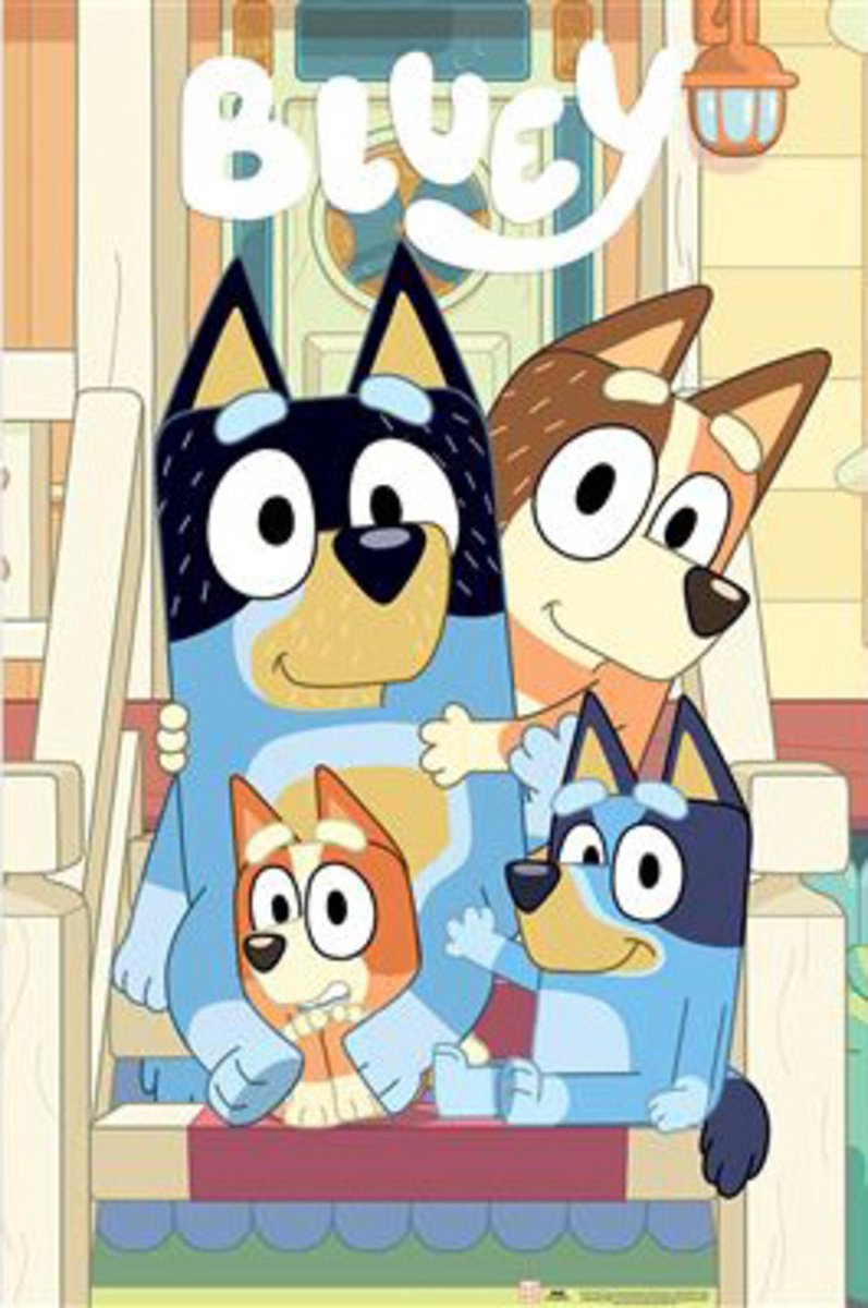 Pyramid Poster Bluey - Line Up 61x91,5cm Divers