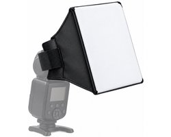 Softbox voor Camera Flitser - Portret & Studiofotografie - Speedlite Diffuser - Universeel - Bijvoorbeeld: Nikon, Godox, Neewer, Canon en Sony