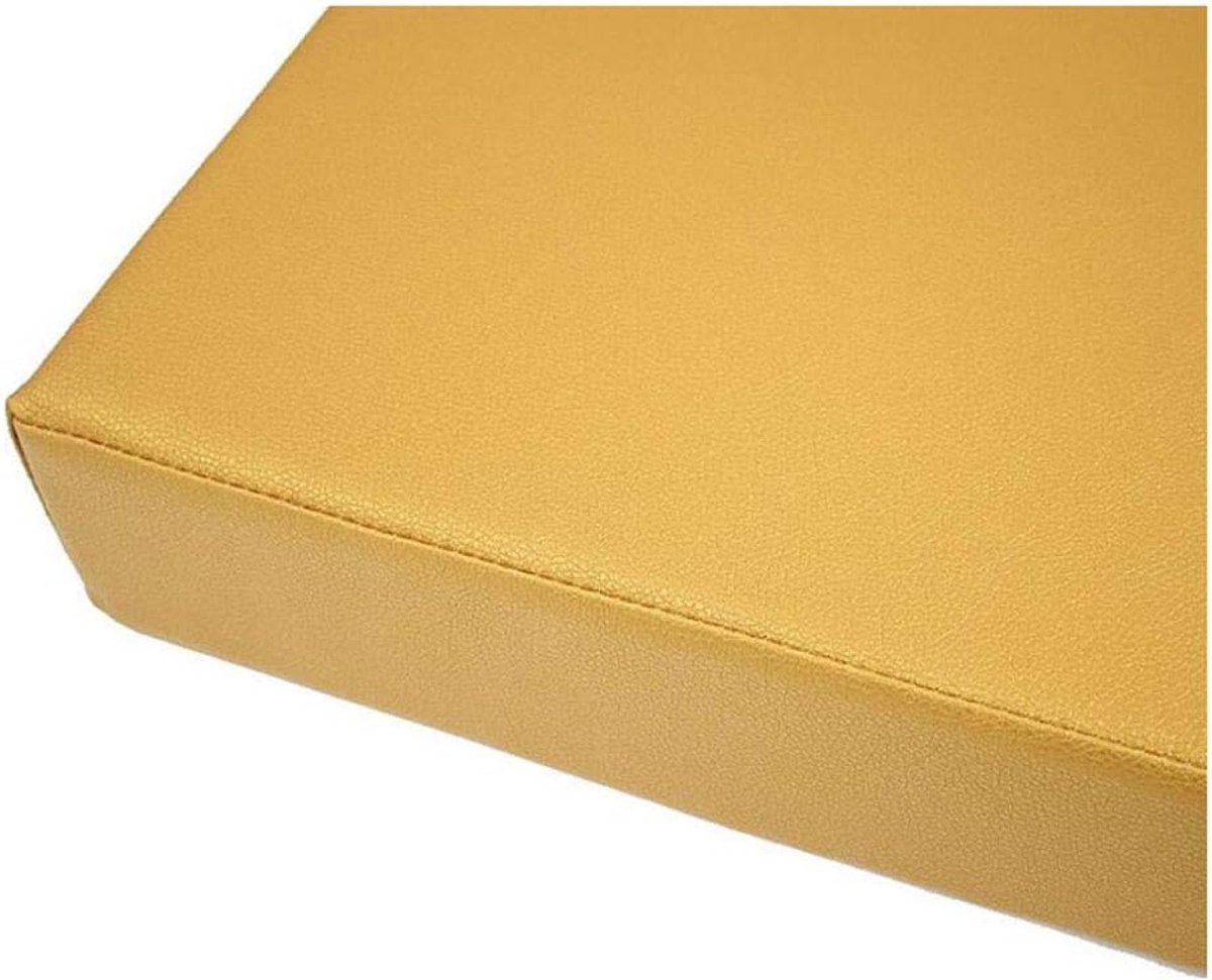 buiten en binnen, waterdicht antislip kussen voor terrasstoel meubilair-glanzend goud 80 × 35 × 5 cm (31 × 14 × 2 in)