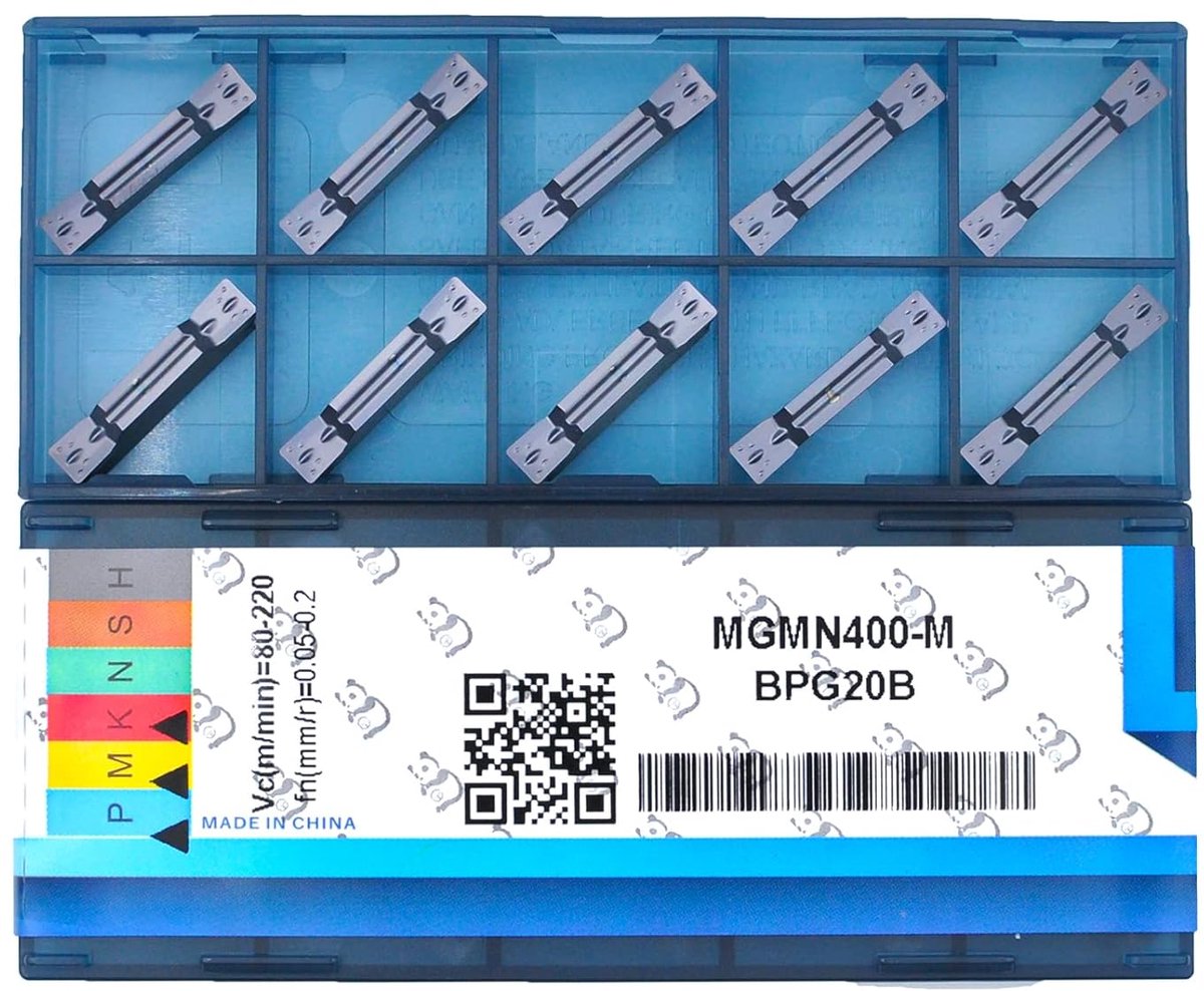 MGMN400-M (4,0mm breed) Voor het afsteken van allerlei werkstukken op een draaibank, MGMN Steekwisselplaten met PVD coating, 10 stks