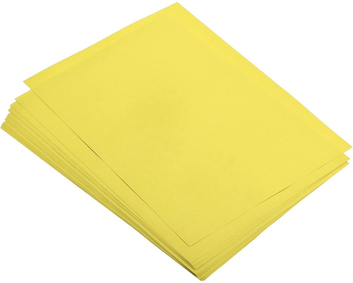 Kleurig A4 Kopieerpapier 80gsm Citroengeel - Perfect voor Kantoorprinten, Documenten en Kunstprojecten