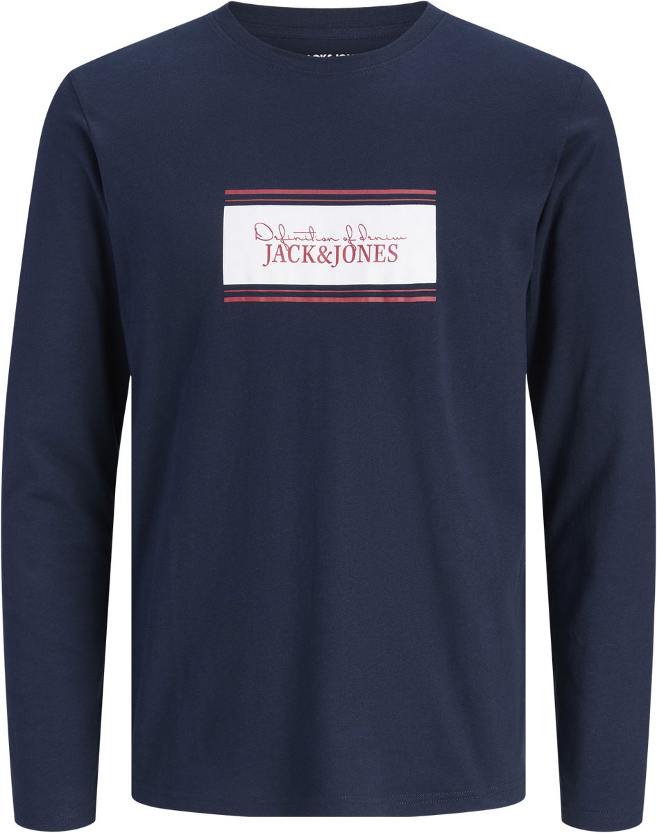 JACK & JONES PLUS - JJBUSTER TEE LS CREW NECK BTS PLS Heren T-shirt