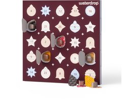waterdrop® Adventskalender 2026 Dagen Suikervrije Hydratatie Tabletten met Smaak, Kerstcadeau voor vrouw & Mannen, Countdown Kalender met Dagelijkse Verrassing – Limited Edition