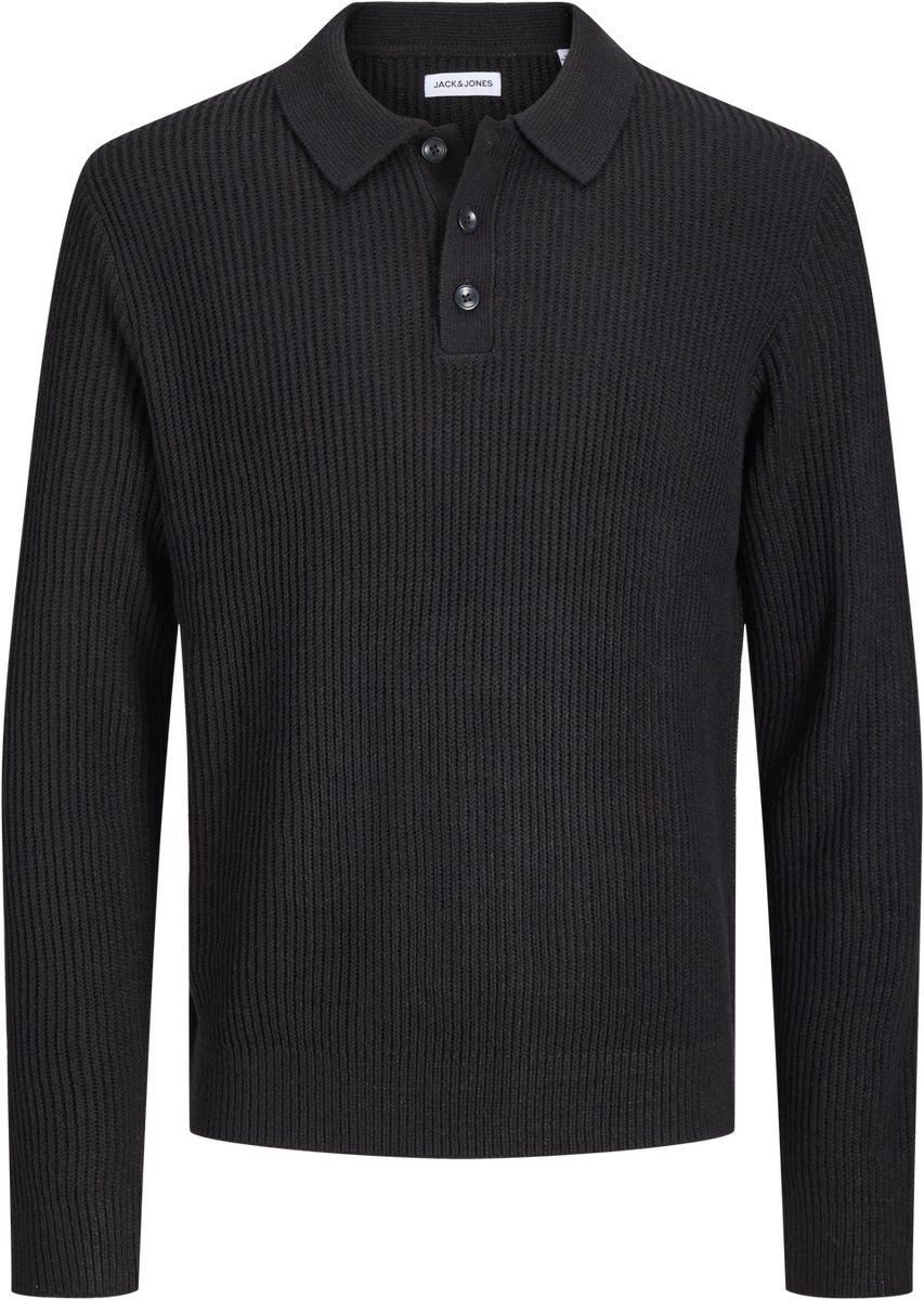 JACK & JONES - JJPANNEL KNIT LS POLO AW26 Heren Trui