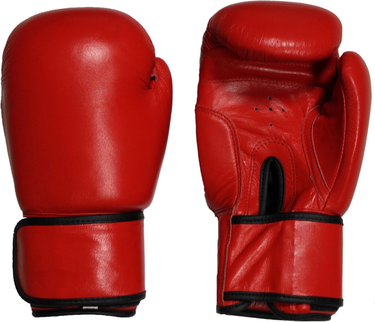 Kleur rood maat KID-bokshandschoenen.