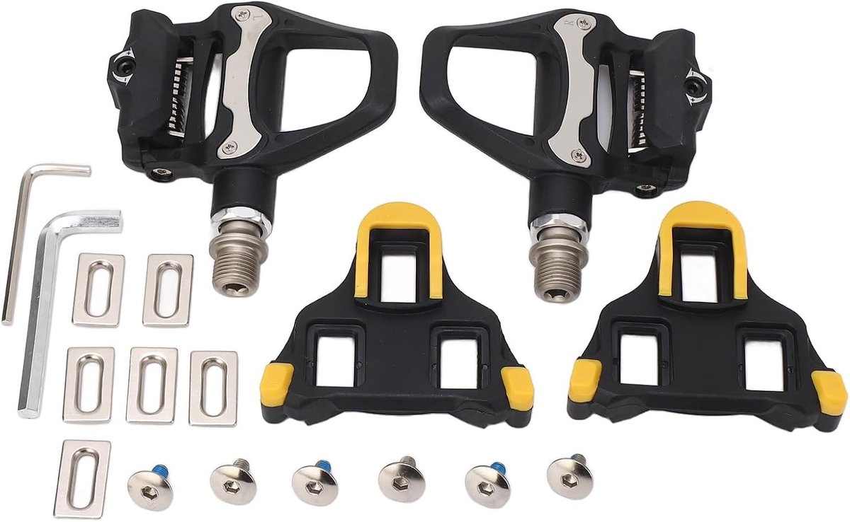 Verstelbare Klikpedalen voor Racefietsen met 3 Bouten en Zelfsluitende Mechanisme voor Efficiënte Prestaties