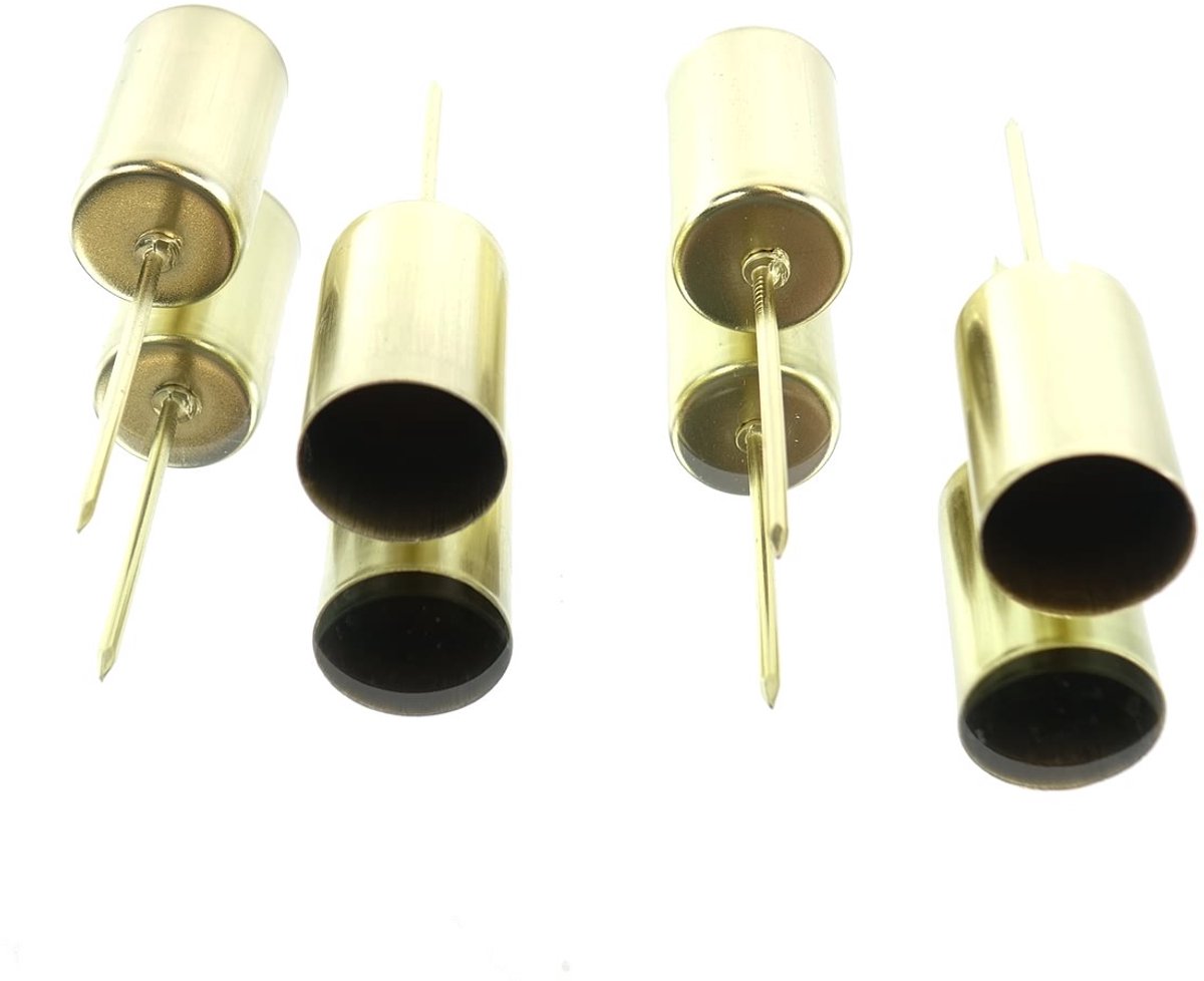 Kaemingk kaarsenhouder goud Ø 2,3 x 9,2 cm ijzer - set van 4