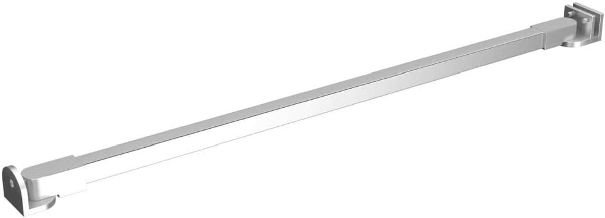 Douchewandstabilisatiestang, stabilisatiestang voor douches, bevestigingsstang, glas plafond, stabilisatiestang, douchewand, roestvrij staal, 57,5 cm