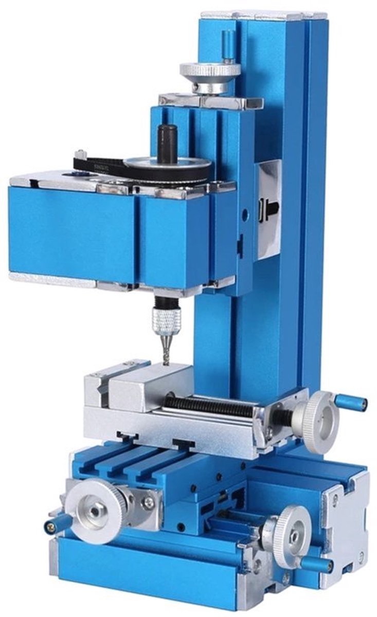 Mini Freesmachine 220V EU Plug - 12 W Vermogen - Metaal - Voor Houtbewerking En Zachte Metalen - Miniatuur Draaibank