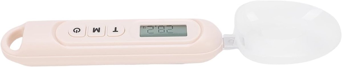 Digitale Maatschep LCD-scherm, ABS-materiaal, 7 Eenheden, 1 G 500 Capaciteit, Gemakkelijk op Te Bergen in Laden of Werkbladen, Ideaal voor Bakken en Koken, Elektronische (Beige)