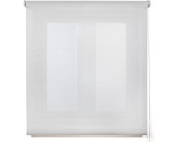 Belmont Rolgordijn lichtdoorlatende stof glanzend - zilvergrijs, 80 x 270 cm (b x h), stofgrootte 77 x 265 cm - jaloezieën voor ramen