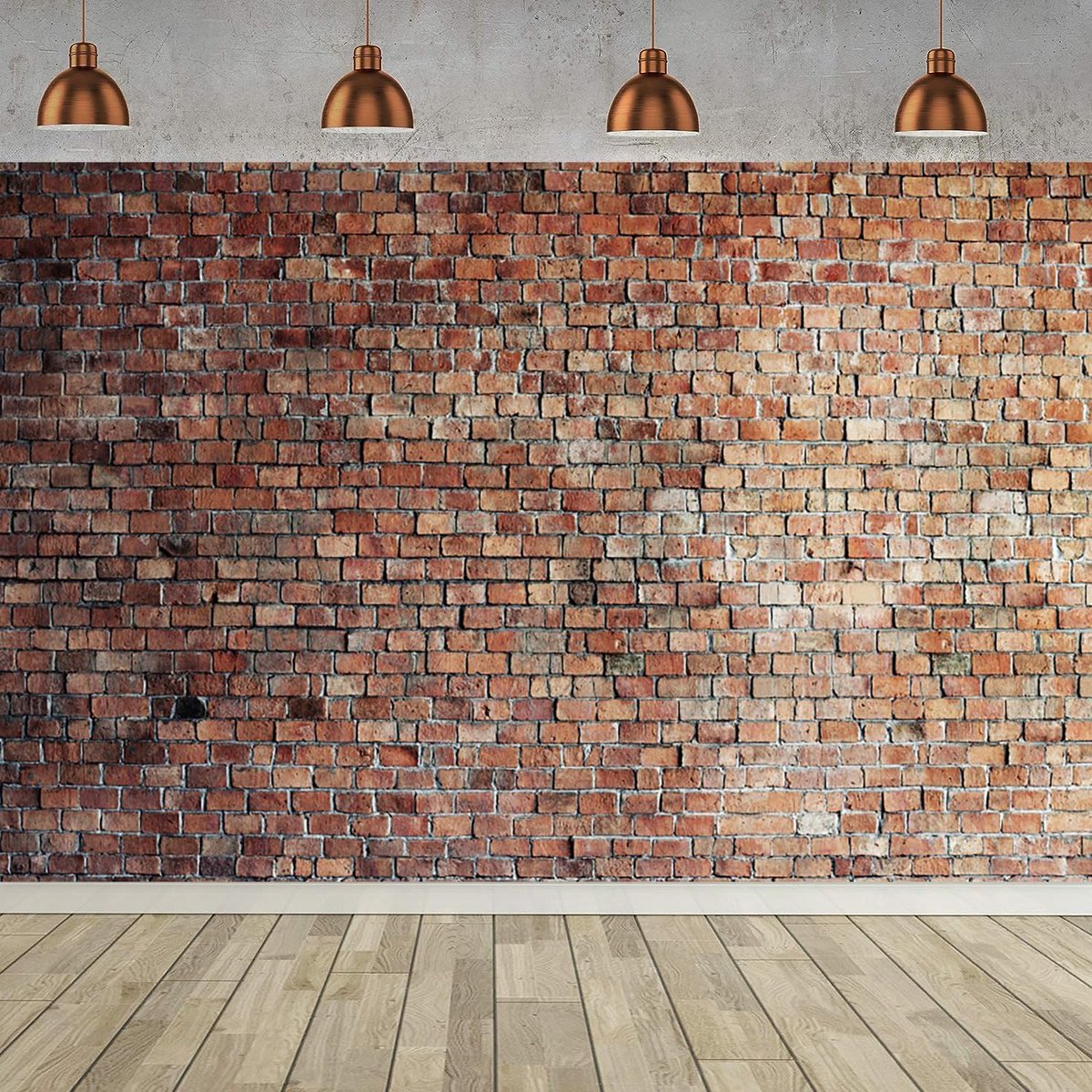10x8FT Bakstenen Muur Achtergrond Vintage Rode Baksteen Fotografie Achtergrond Pasgeboren Baby Shower Kinderen Volwassen Portret Fotoshoot Verjaardagsfeestje Cake Tafel Decoraties Banner Fotocabine
