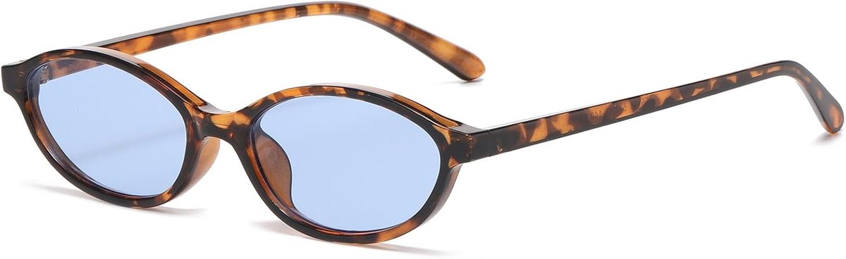 Ovale zonnebril vintage slank Cateye zonnebril voor dames heren mode bril