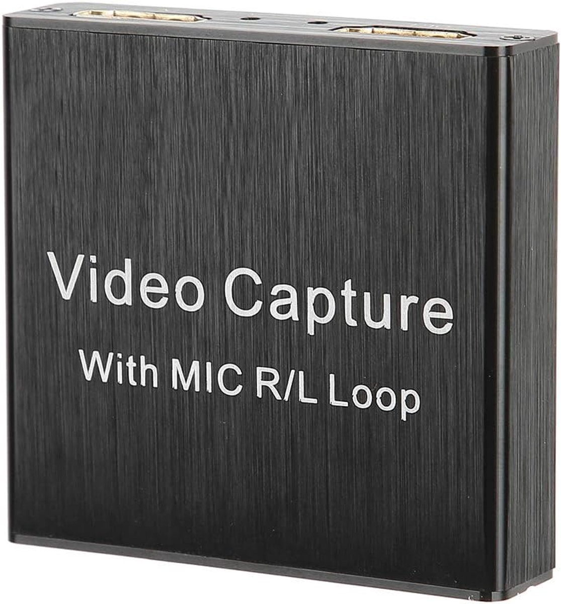 Video Capture Card, HDMI USB2.0 4K 1080P 30fps Game Capture Device, Portable Video Converter voor Gaming, Streaming, Videoconferentie, Live Broadcasting