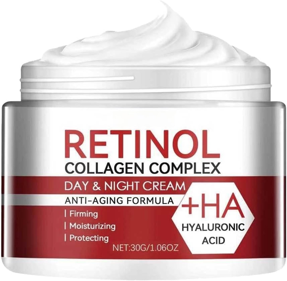 Hydraterende Crème Voor Diepe Hydratatie, Anti-Rimpel Verzorging, Gezichtscrème Voor Strakke En Gladde Huid, Revitaliserende Nachtcrème Voor Zachte Huid