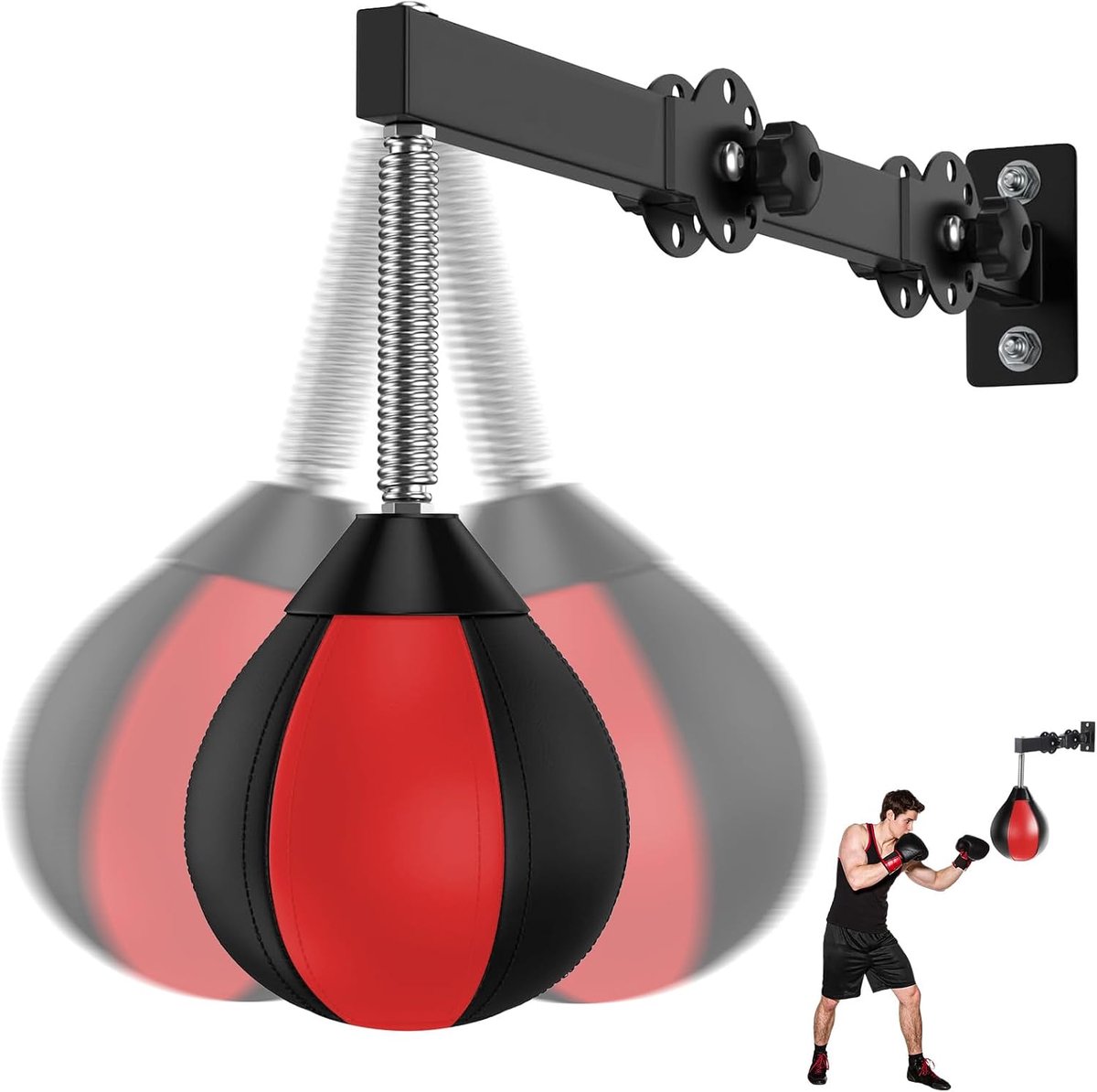 Boksbal hangend, boksbal voor speedtraining, boksbal voor reflexen
