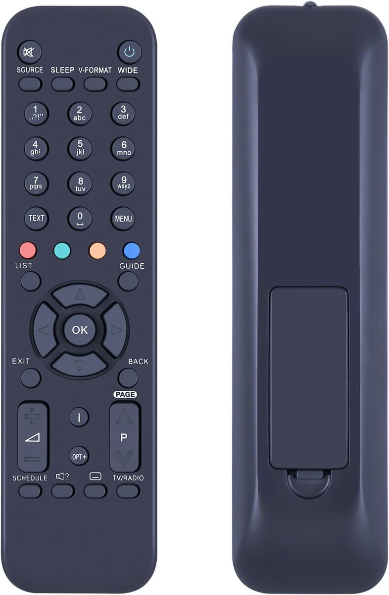 Vervangende afstandsbediening geschikt voor Humax HD Nano Basic Humax RM-G02 HD-Fox-IR HD Nano Basic HD-5500T HD-Fox-IR HD-Fox-T2 RMG01 RM G01 HD-Fox-IR SAT, DVB-T afstandsbediening