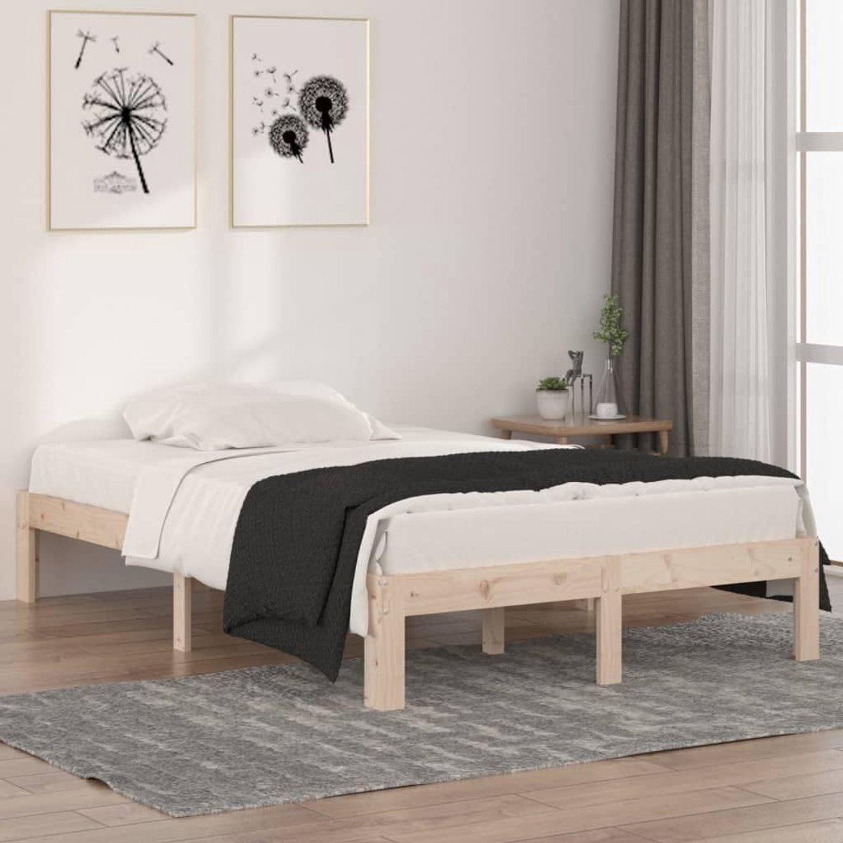 Grenenhout Modern slaapkamer Lattenbodem 120x190 cm Naturel