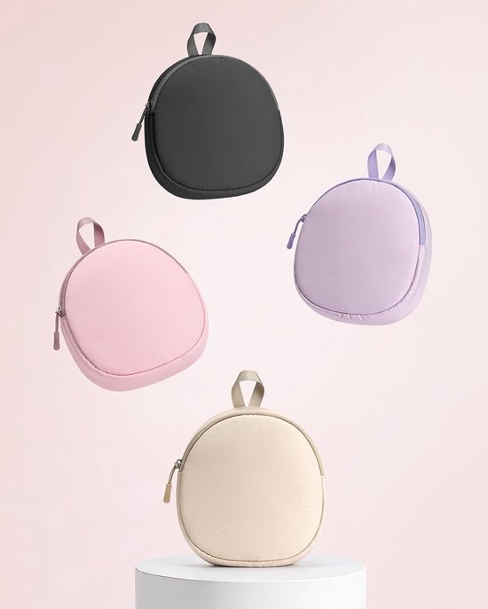 Hoesjes Over Ear Soft voor JBL/Soundcore/Sony/Bose/BERIBES, Draagbare Universele Hoofdtelefoonhoes, Eenvoudig Ontwerp in Contrasterende Kleuren (Roze) — afbeelding 5