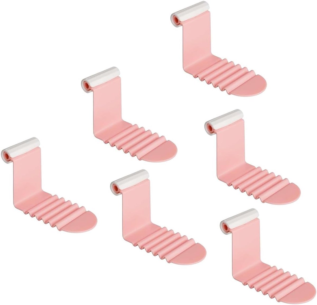 6 stuks witte bedlakenriemen - Houd lakens stevig en kreukvrij met passende lakenklemmen voor elastische bedden, veilige hoekhouders voor strakke lakens
