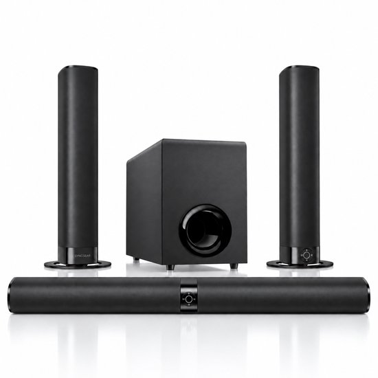 SyncGear 2-in-1 Soundbar met Subwoofer 130W Bluetooth 5.3 - SyncGear - €119,00